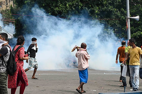 Kolkata Rape-Murder Case: Police use tear gas shells to disperse students